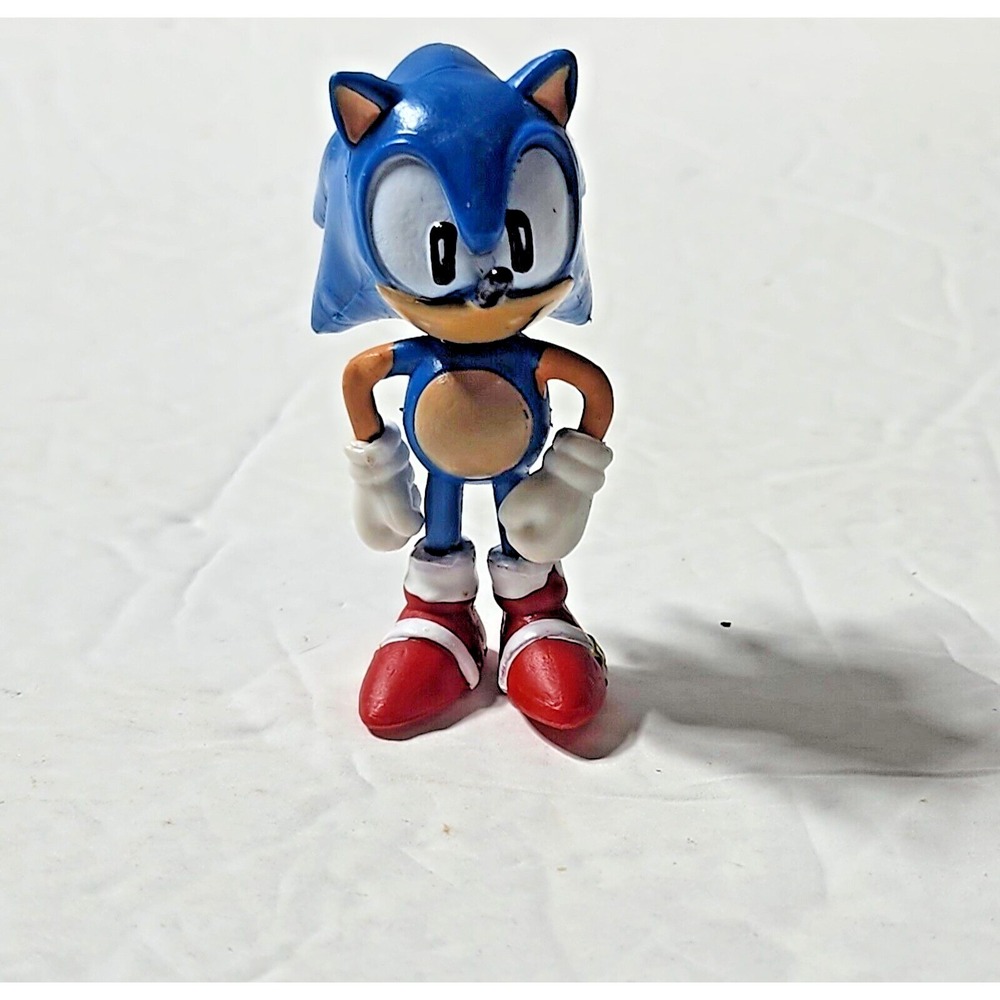 SEGA Jazwares Sonic the Hedgehog PVC Figure 2 1/4" Cake Topper miniature
